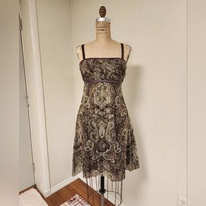 Silk chiffon strap dress